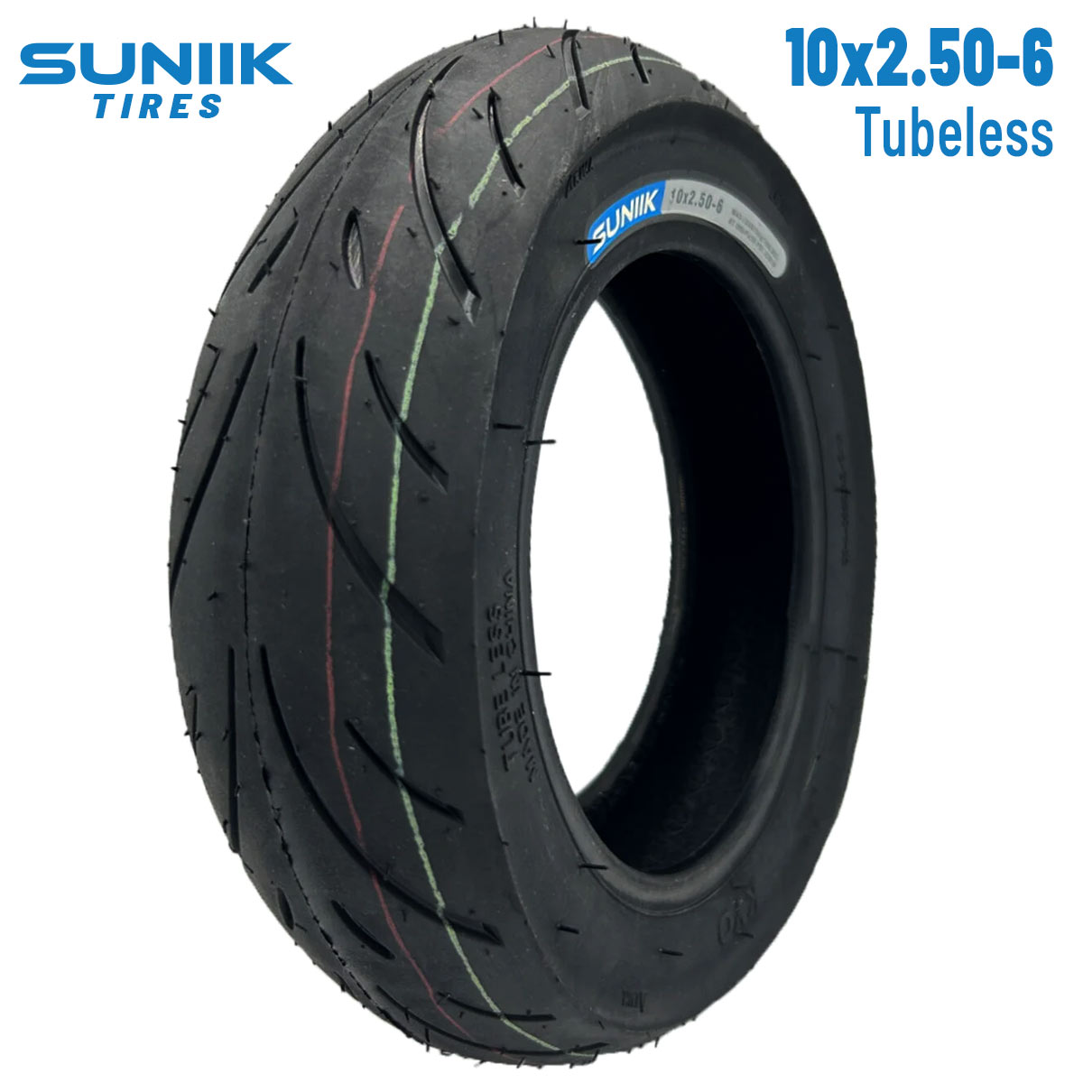 Neumático 10x2,5-6 Cityroad Tubeless [Suniik]