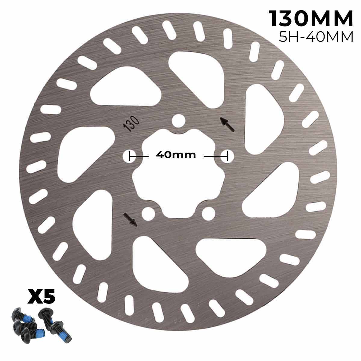 Disco de freno 130mm para Xiaomi 4 PRO (6H -44MM) [JAK]