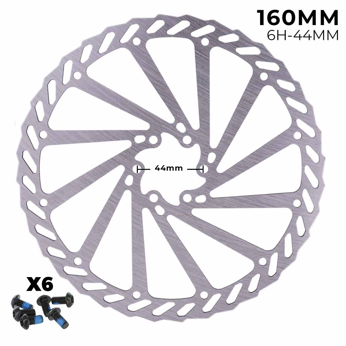 Disco de freno 160mm - Dentado (6H -44MM)