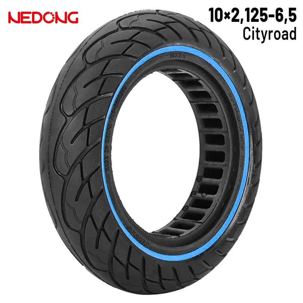 Rueda maciza 10x2,125-6,5 36mm Azul [Nedong]