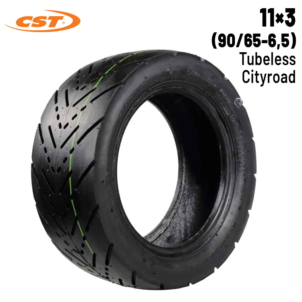 Rueda Cubierta 11x3 (90/65-6,5 ) Onroad Tubeless [CST]