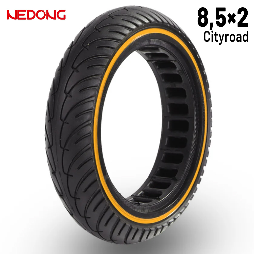 Rueda maciza ultraligera 8,5x2 - Línea Amarillo [Nedong]