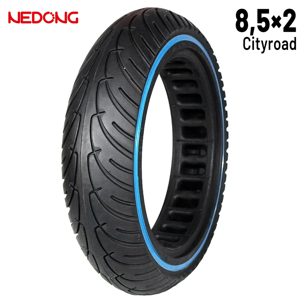 Rueda maciza ultraligera 8,5x2 - Línea Azul [Nedong]