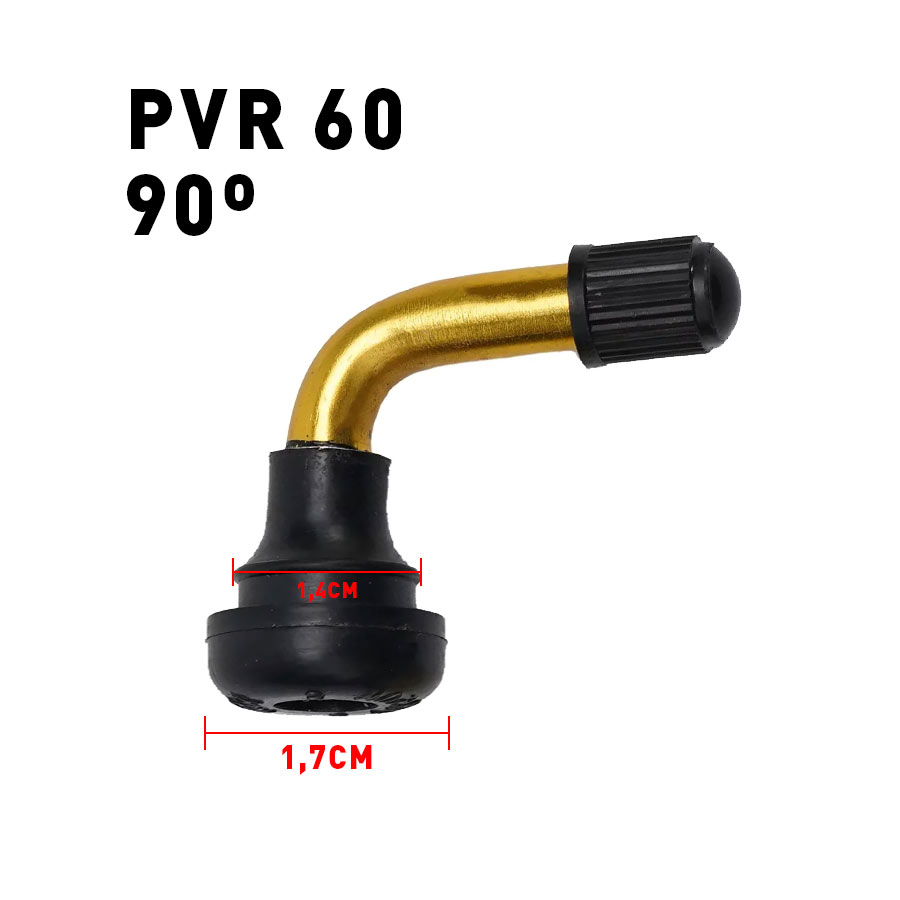 Válvula tubeless PVR 60 (90 grados)
