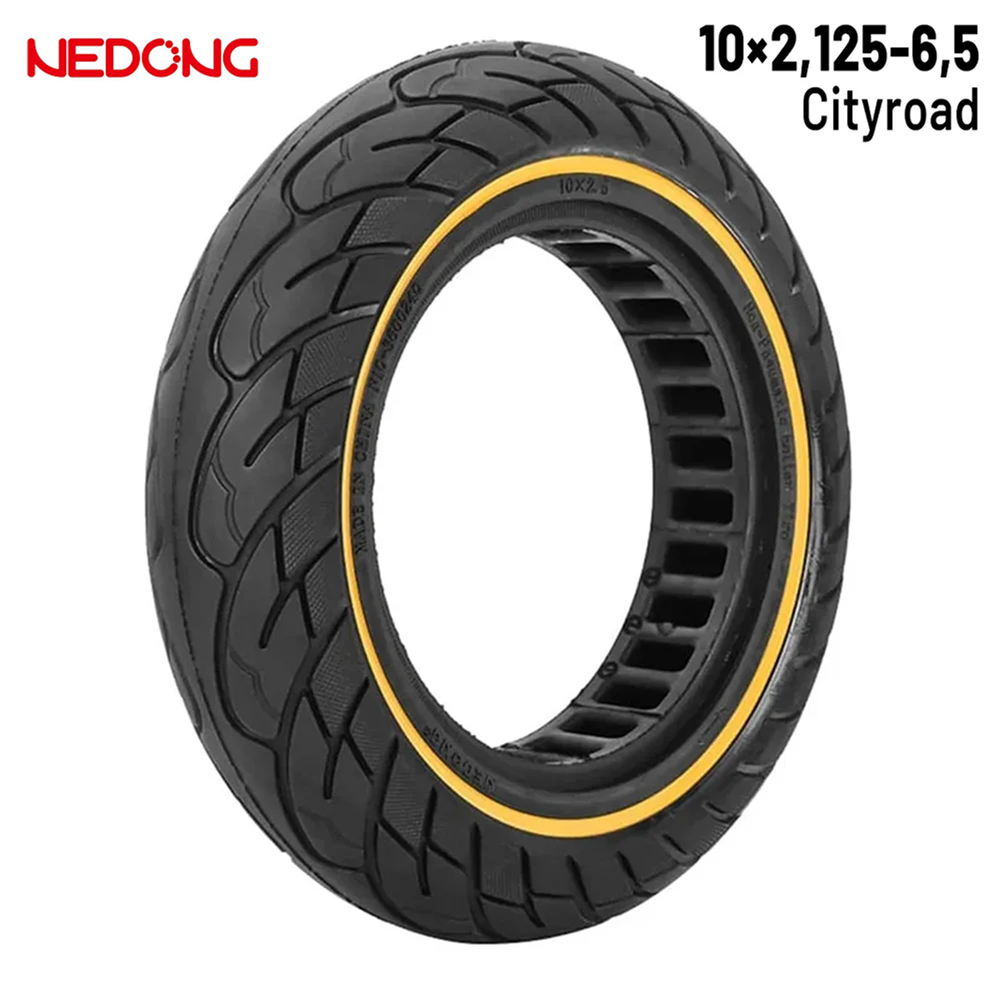 Rueda maciza 10x2,125-6,5 36mm Amarilla [Nedong]