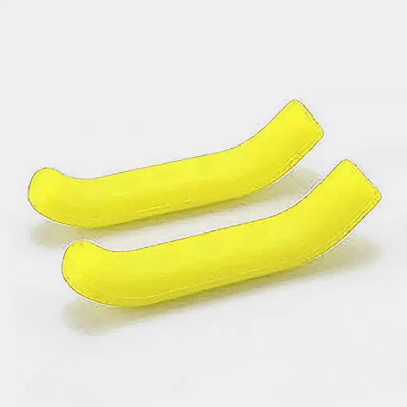 Protector de goma AMARILLO para maneta de freno (dos unidades)