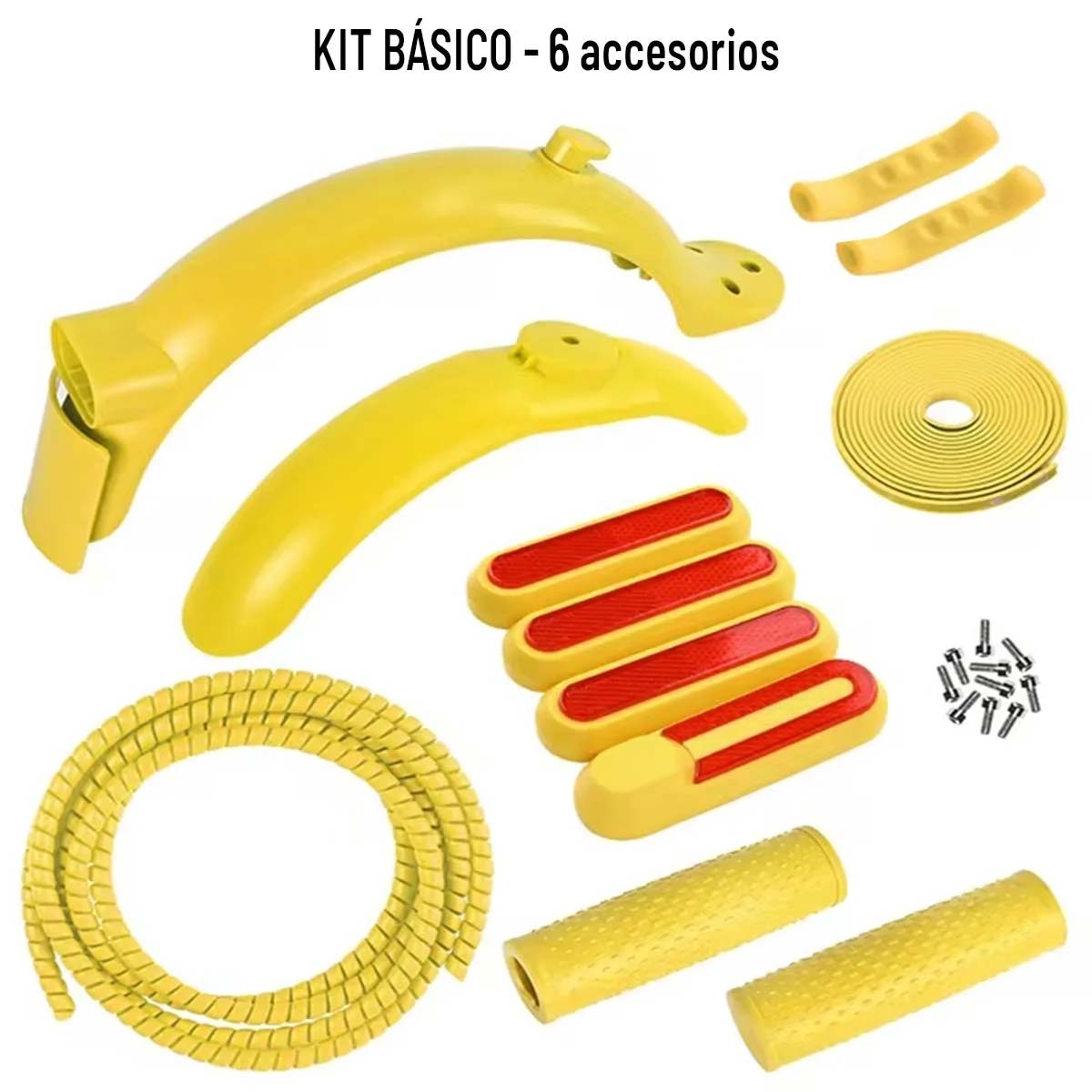 Kit Personalización Xiaomi (Amarillo) - 6 accesorios
