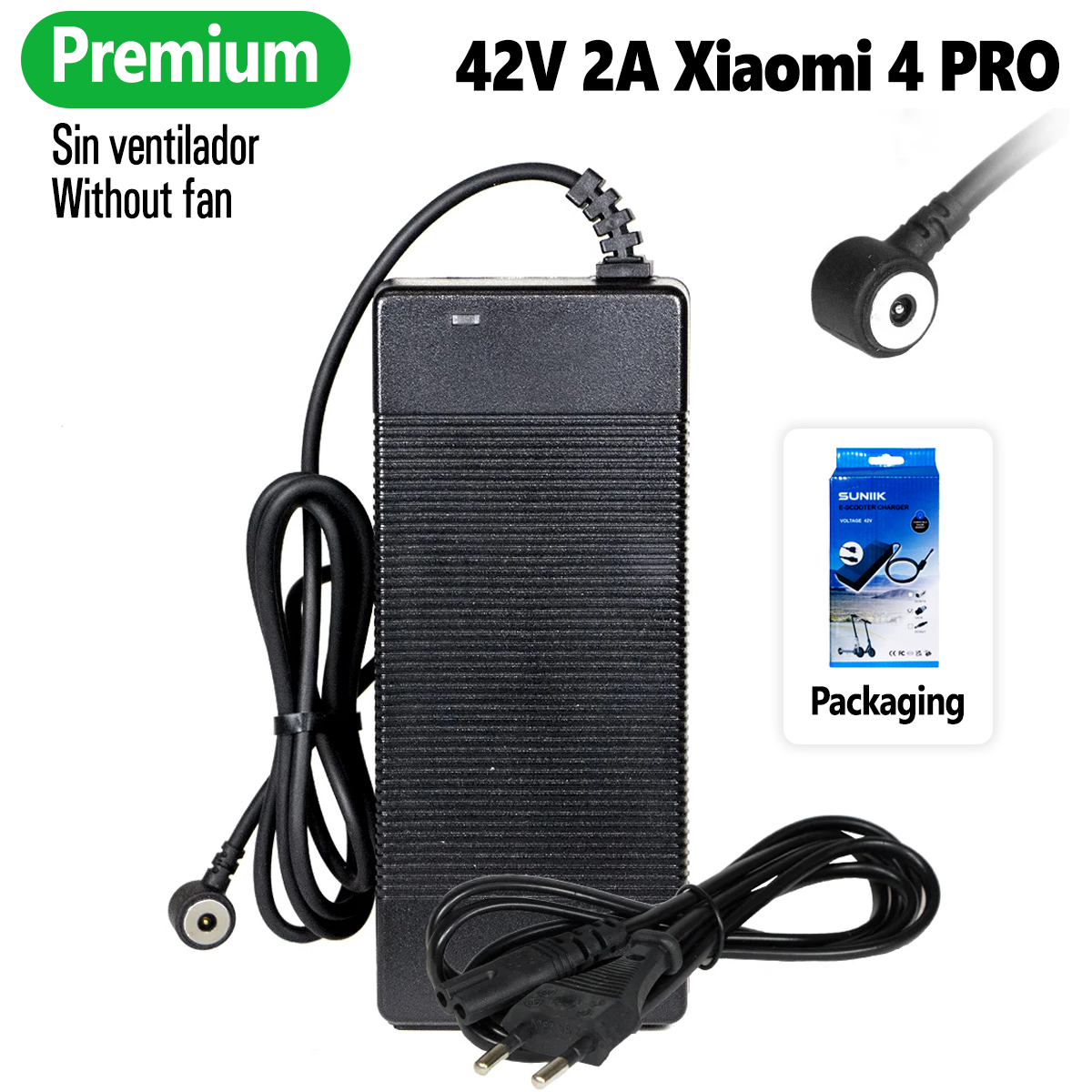 Cargador premium 42V 2A para Xiaomi 4 PRO [Suniik]