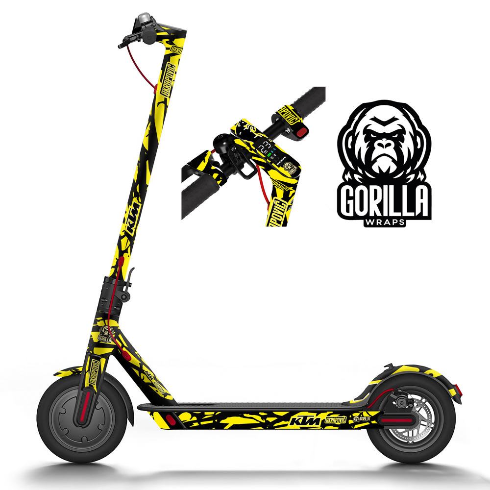 Vinilo para Xiaomi M365, 1S, PRO, PRO 2, MI3 - Fluor [Gorilla] - Completo