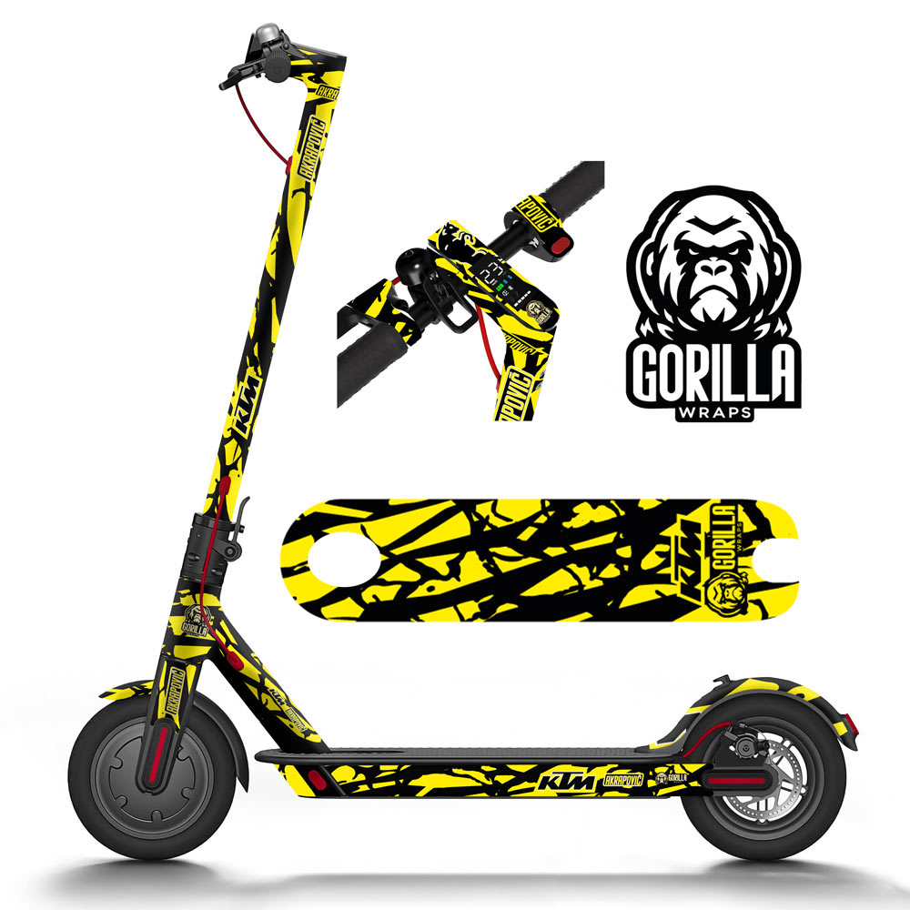 Vinilo para Xiaomi M365, 1S, PRO, PRO 2, MI3 - Fluor [Gorilla]
