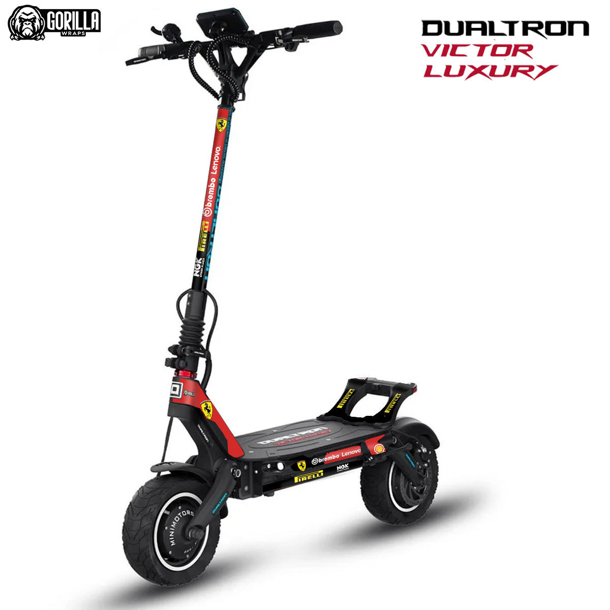 Vinilo para Dualtron Victor Luxury - Ferrari [Gorilla]