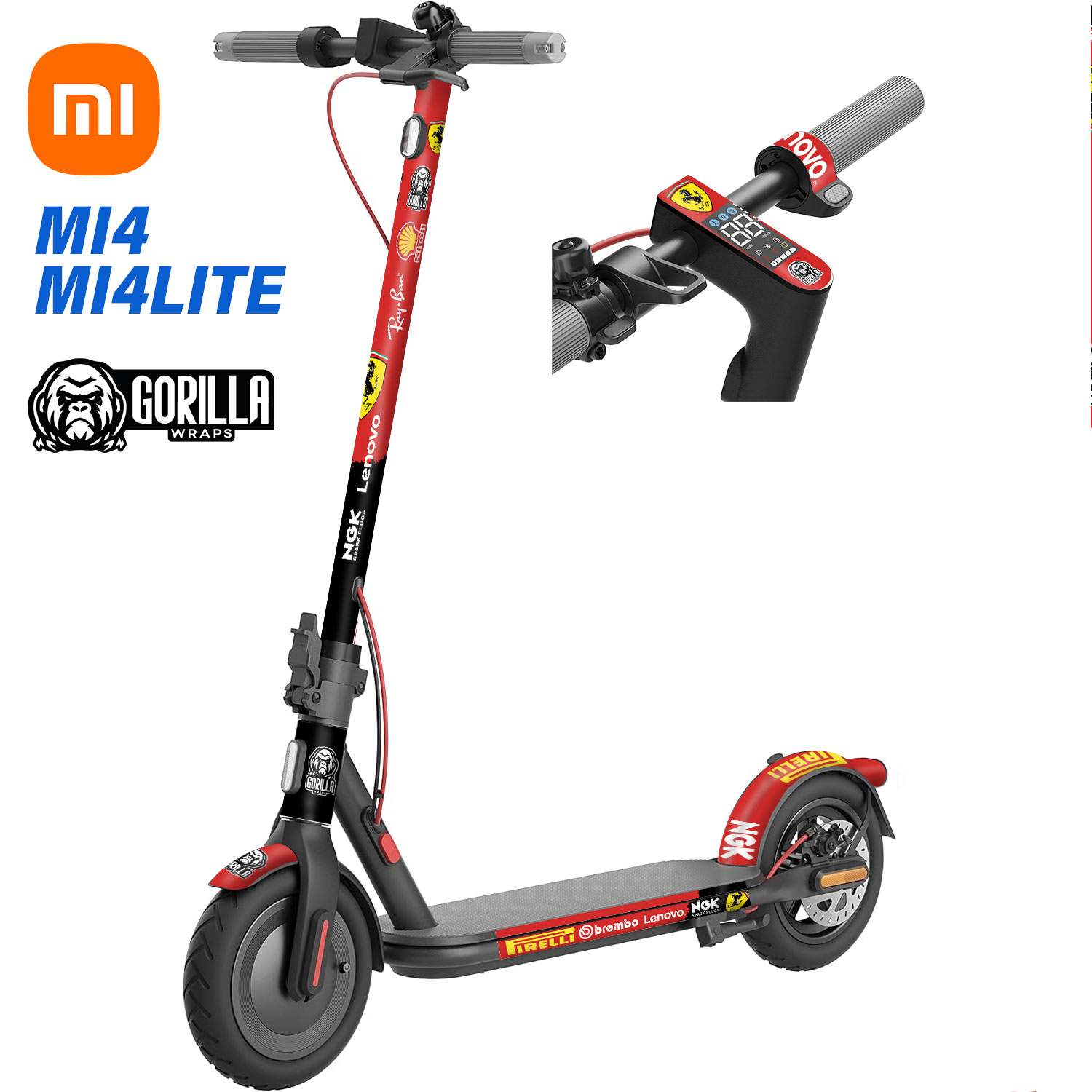 Vinilo para Xiaomi MI4 / MI4 LITE - Ferrari [Gorilla]