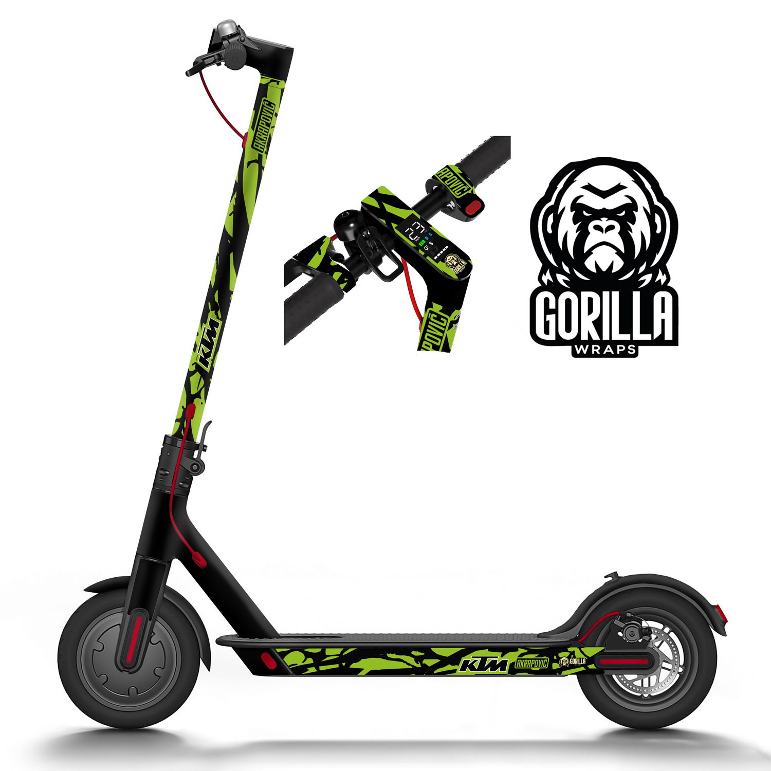 Vinilo para Xiaomi M365, 1S, PRO, PRO 2, MI3 - Verde [Gorilla] - Básico