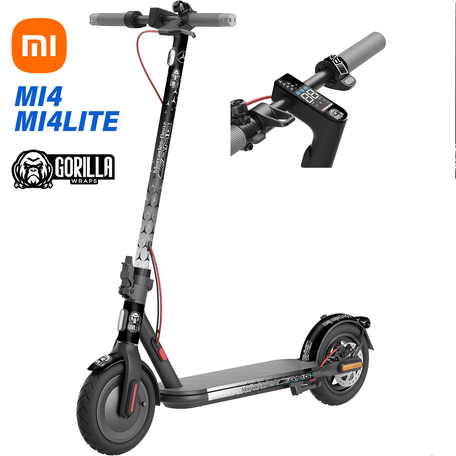 Vinilo para Xiaomi MI4 / MI4 LITE - Mercedes AMG [Gorilla]