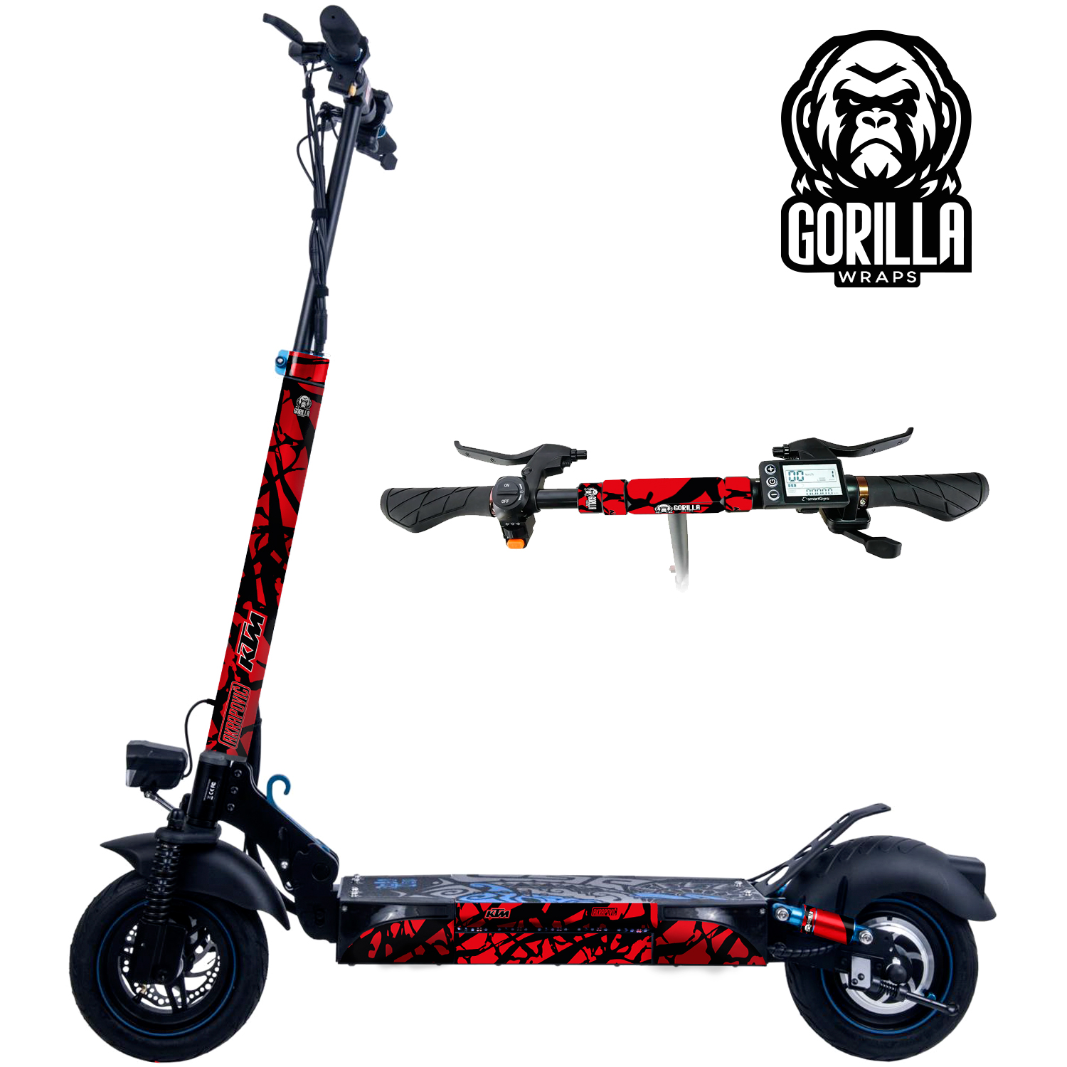 Vinilo para Smartgyro Rockway, Speedway y Crossover - Rojo [Gorilla]