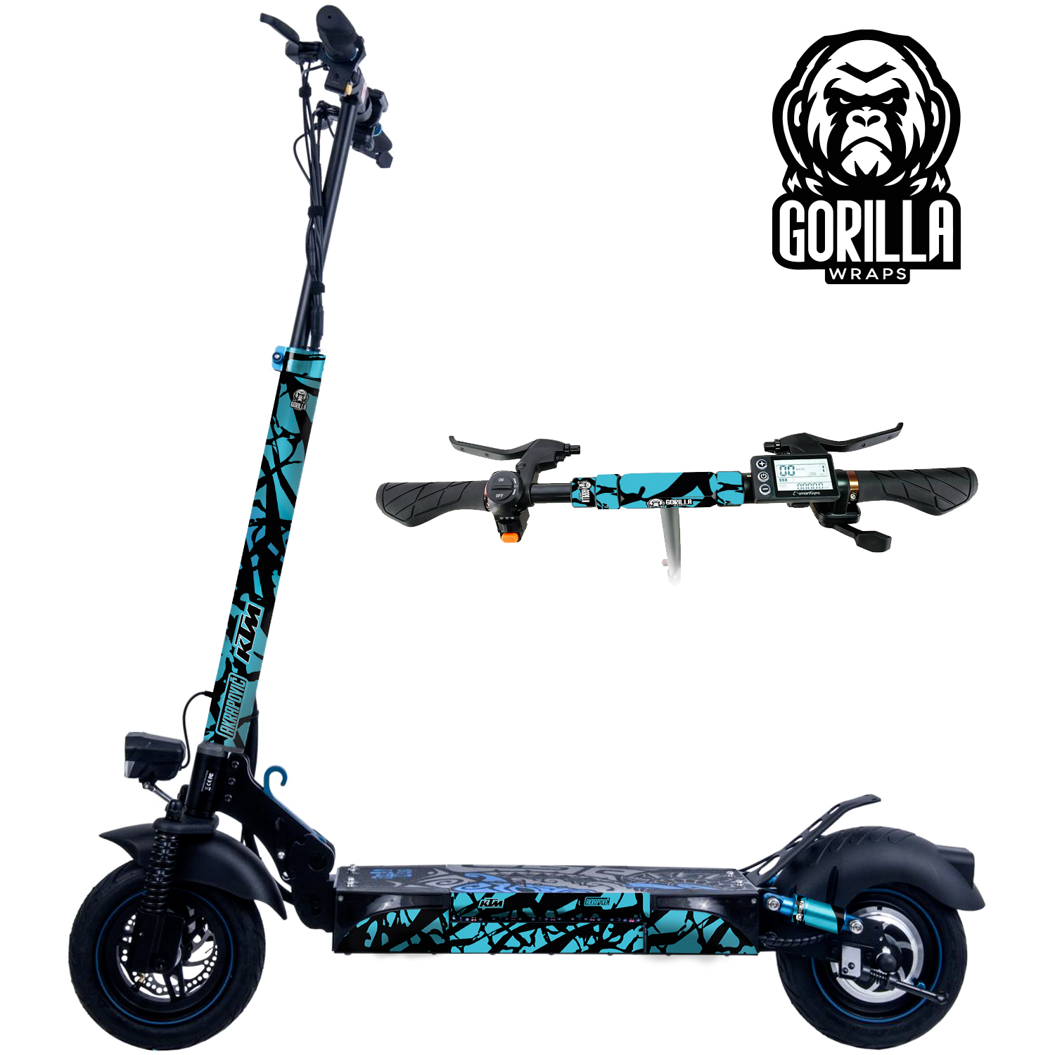 Vinilo para Smartgyro Rockway, Speedway y Crossover - Azul turquesa [Gorilla]