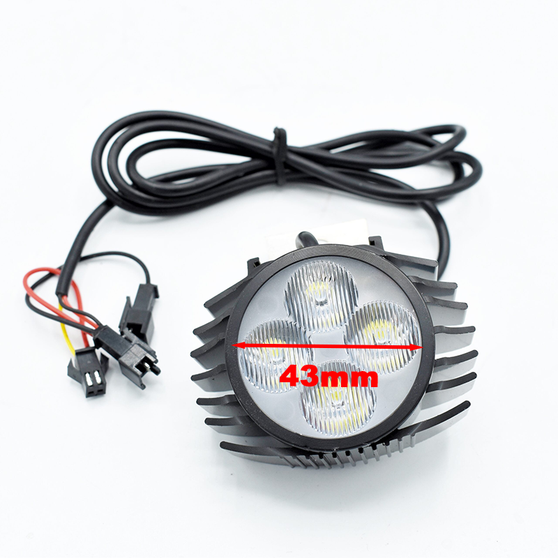 Luz faro led con bocina/claxon (12-72V) - Imagen 2