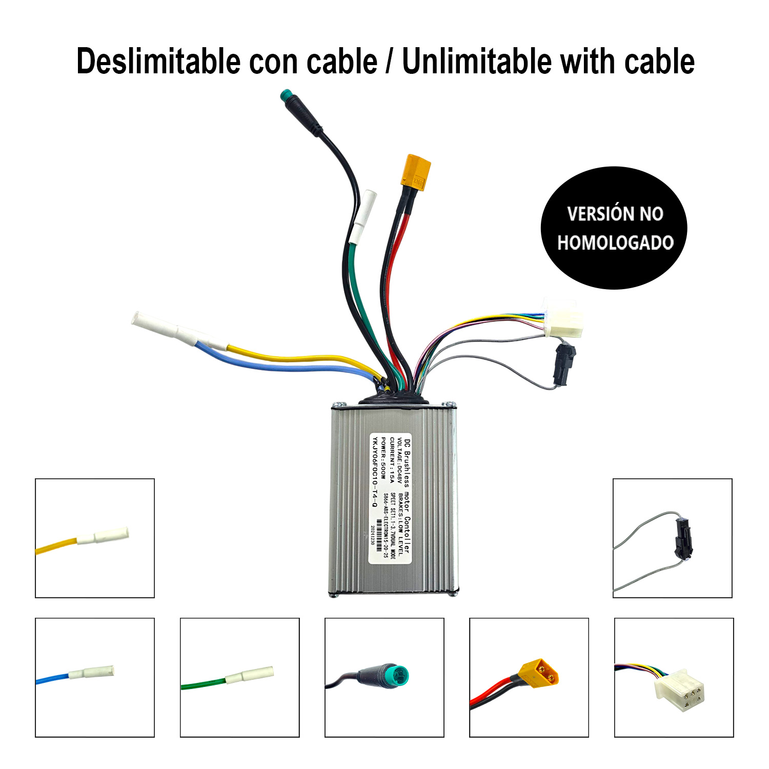 Controladora Dual Delantera 48V-15A Compatible para Smartgyro Crossover - Limitada - No homologado