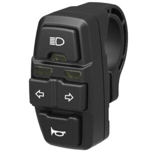 Botonera BSK321 con Intermitentes, luz y claxon - Cable 1,5M (Conector SM incluido)