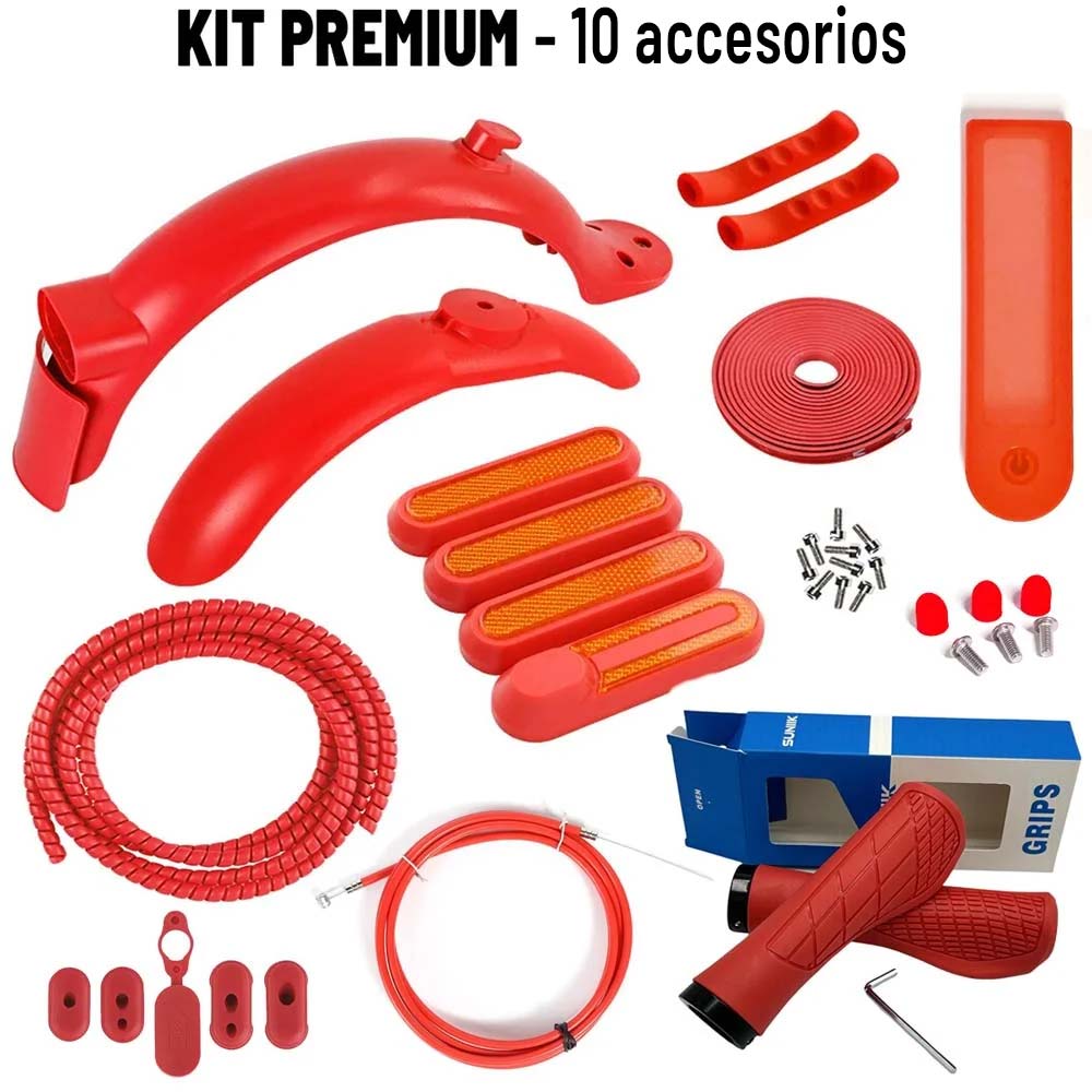 Kit Premium Personalización Xiaomi (Rojo) - 10 accesorios
