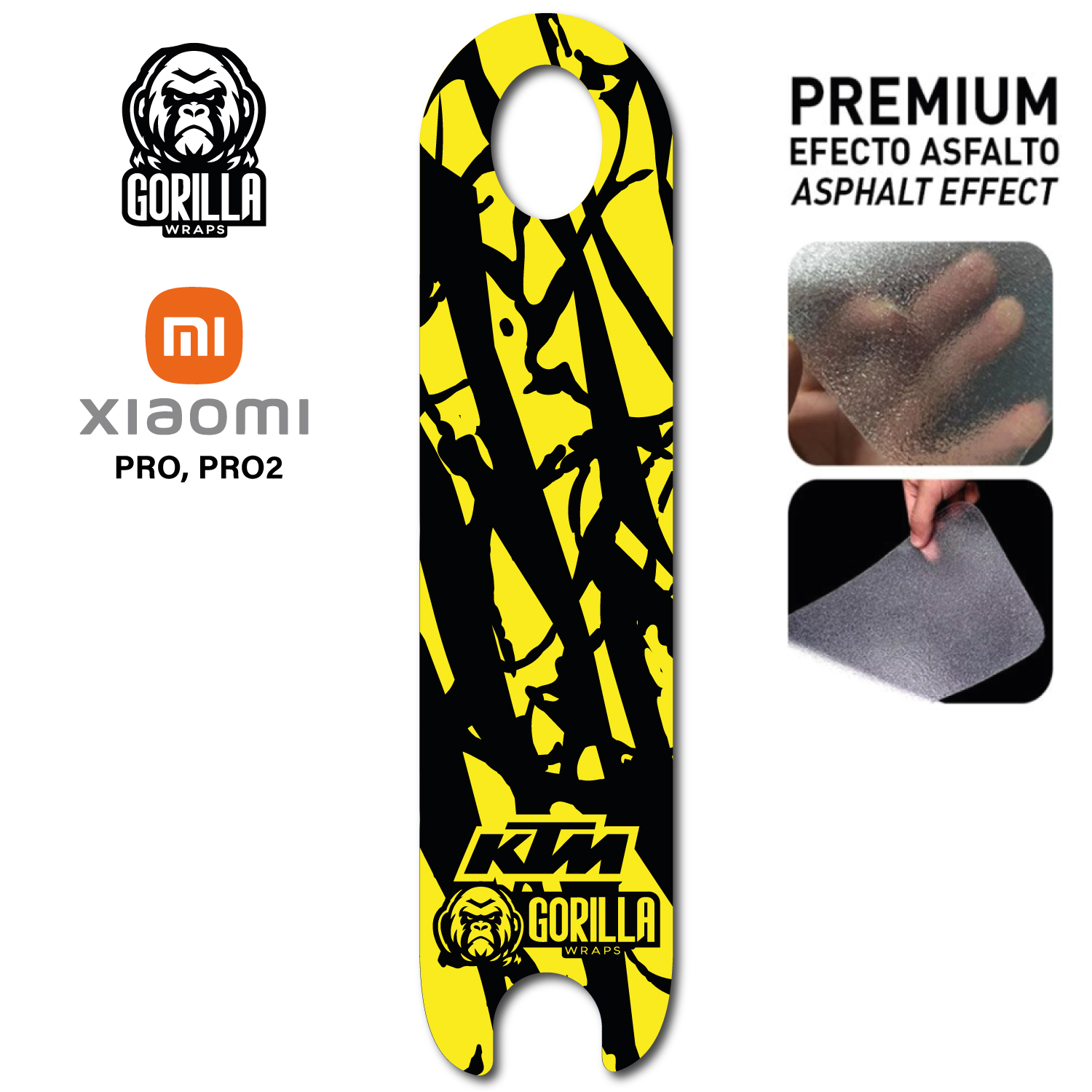 Base antideslizante para Xiaomi M365, 1S, PRO, PRO 2, MI3 - Fluor [Gorilla] - Xiaomi PRO