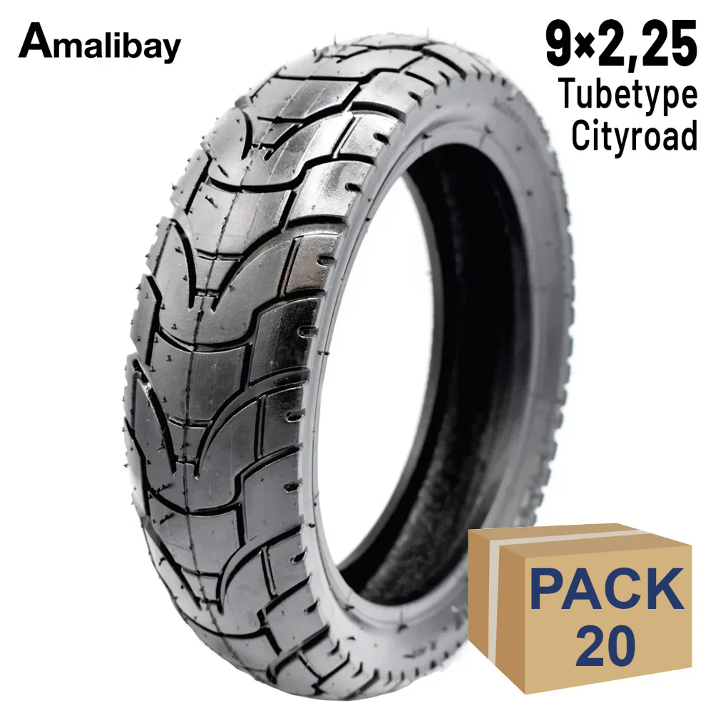 Pack 20 unidades - Rueda Cubierta 9x2,25 para Xiaomi [Amalibay]
