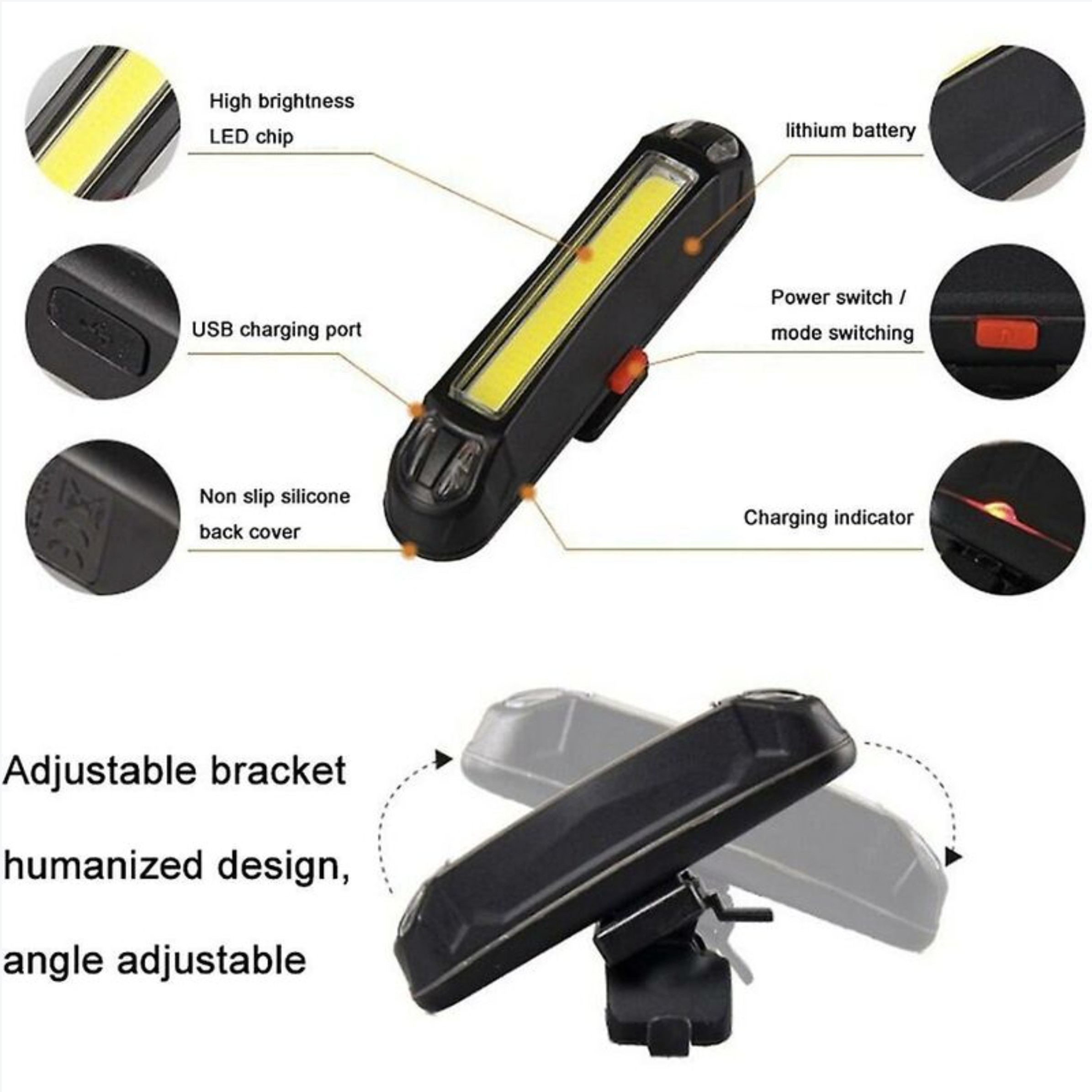 Luz Advertencia LED para Patinete y Bici - Imagen 3