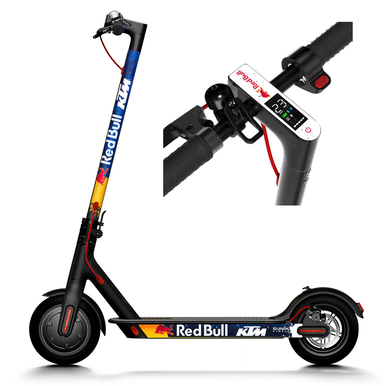 Vinilo X KTM para Xiaomi (Azul) - Kit básico