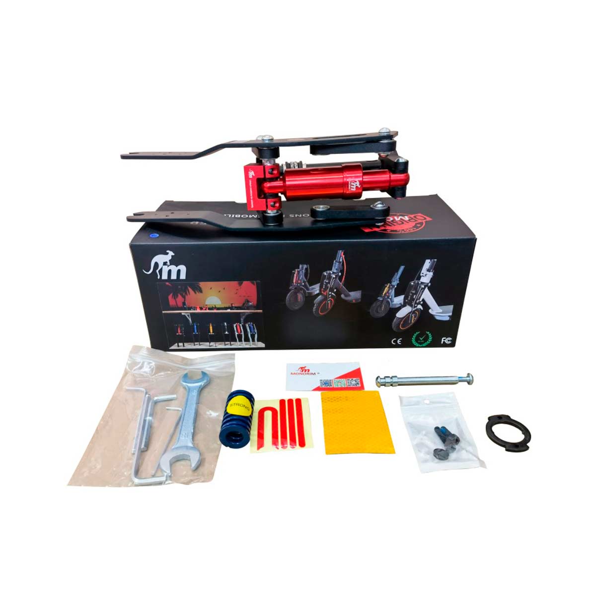 Suspensión delantera MONORIM V4 (rojo) [Monorim]