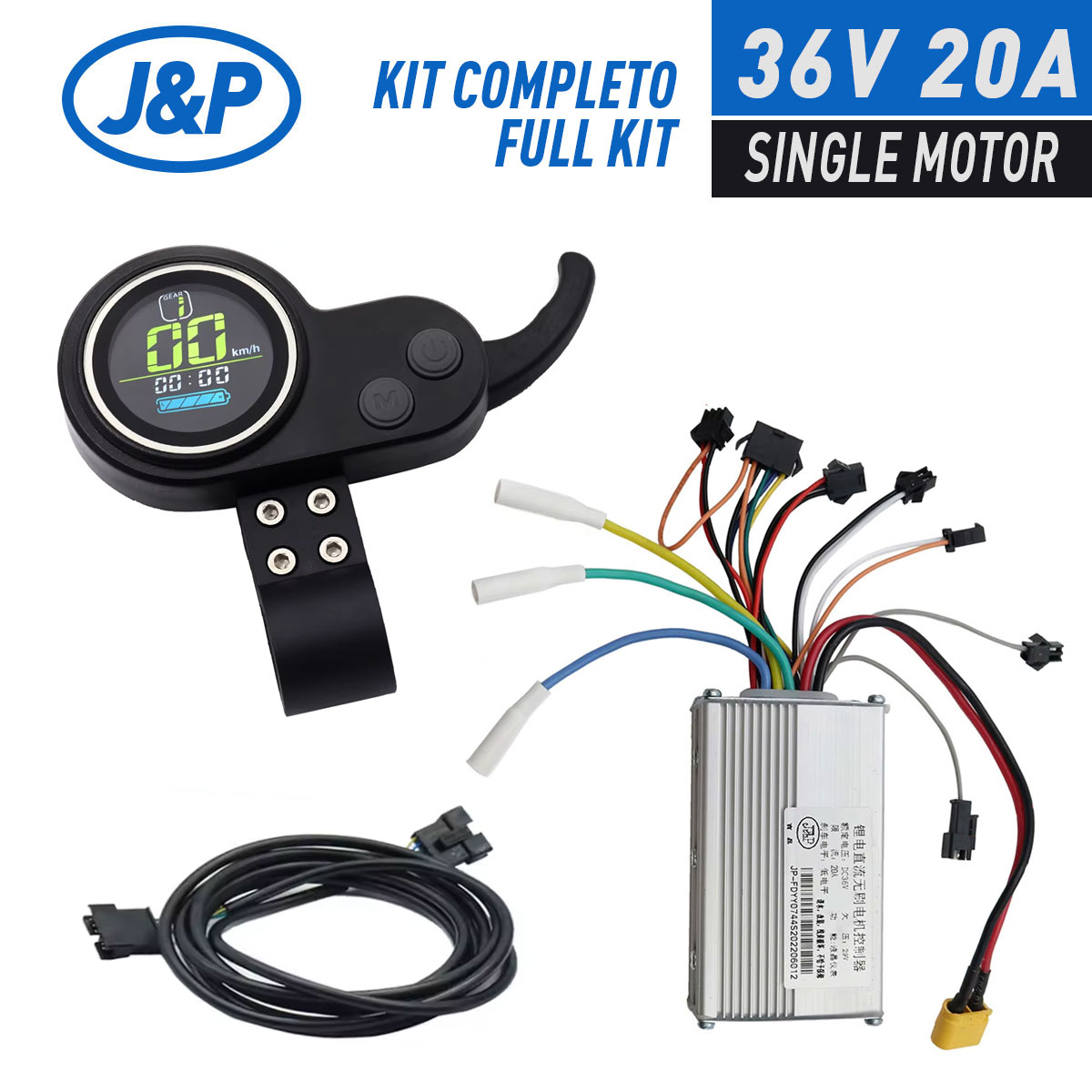 Kit Display + controladora - Single (36V 20A) [JP]