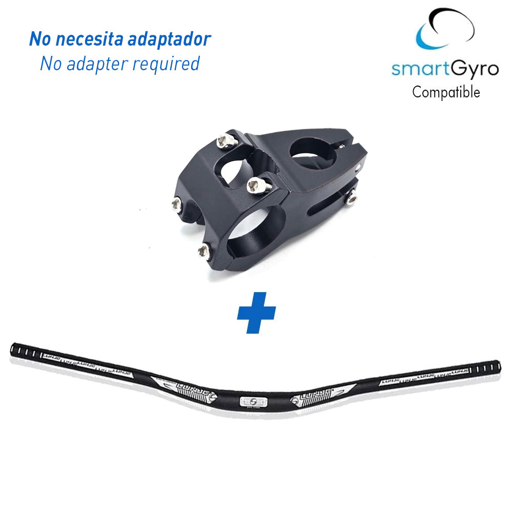 Pack potencia y manillar para Smartgyro [Negro]