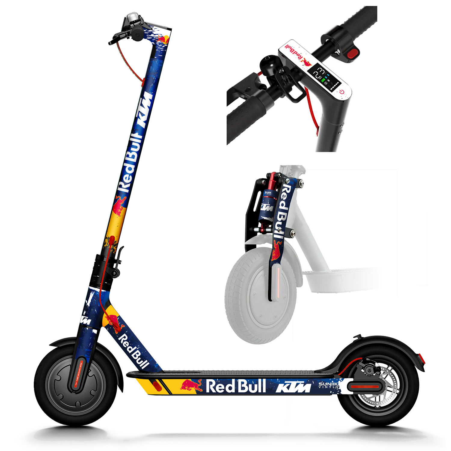Vinilo X KTM para Xiaomi (Azul) - Kit completo