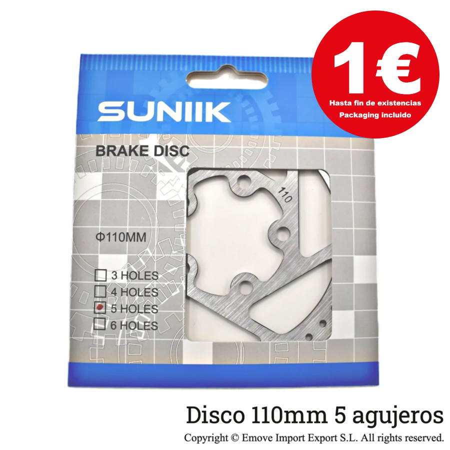 Disco de freno 110mm (V1) para Xiaomi [Suniik]