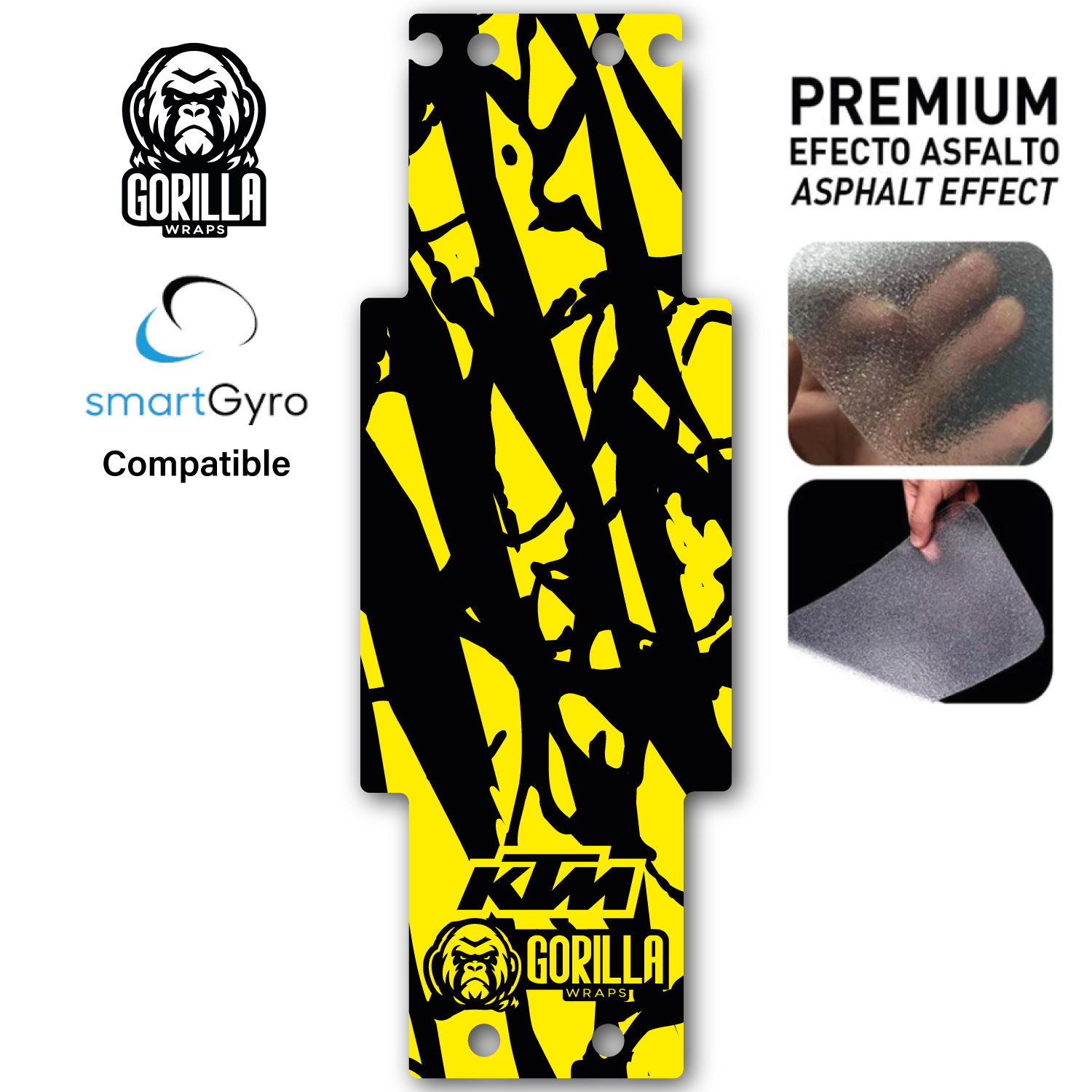 Base antideslizante para Smartgyro Rockway, Crossover y Speedway - Fluor [Gorilla]