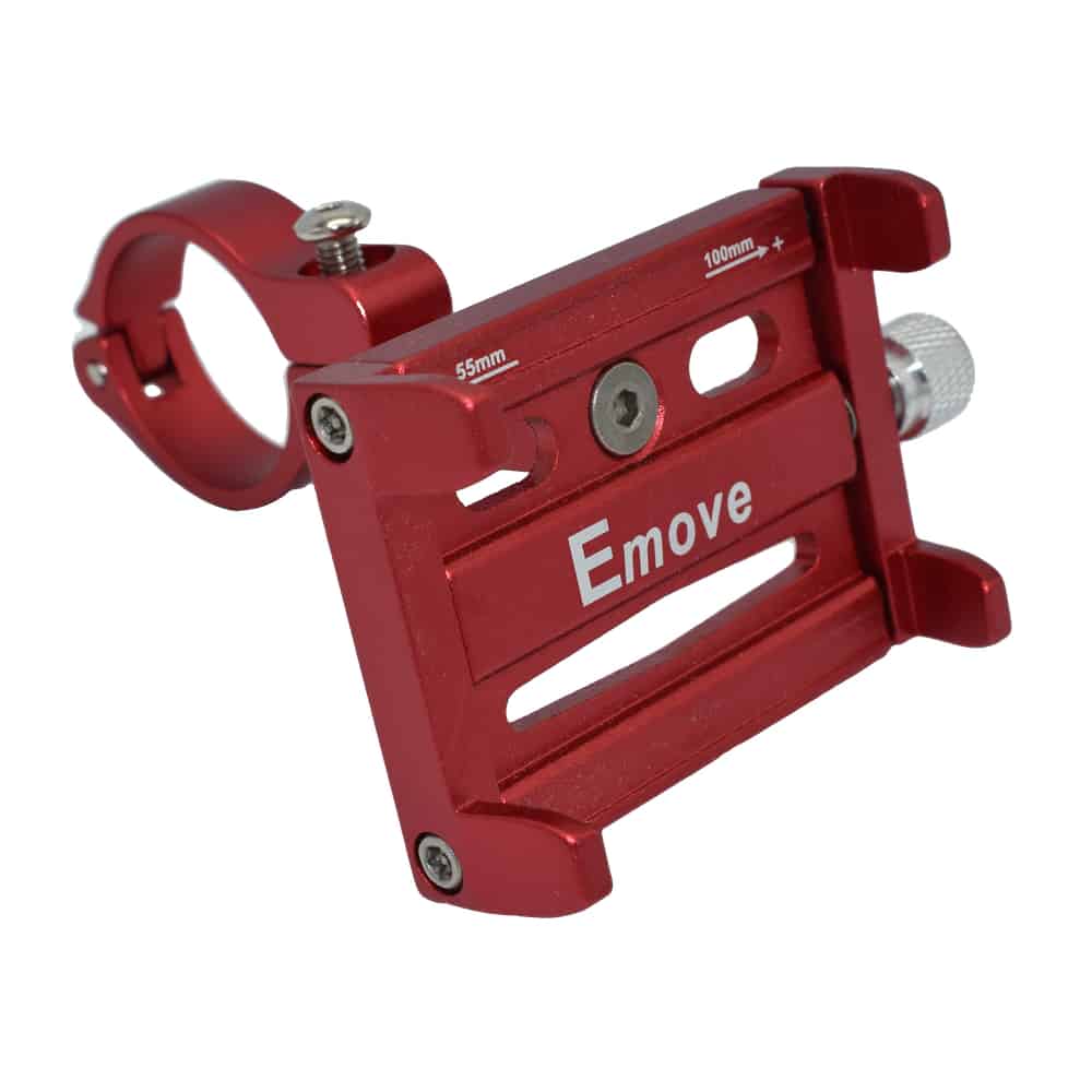 Soporte de móvil rojo para patinete (Premium) [Suniik]