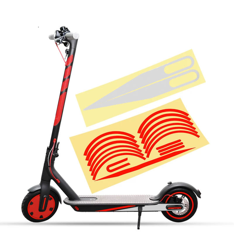 Pegatinas para Xiaomi M365 / 1S / PRO / PRO 2 ROJO [Suniik]