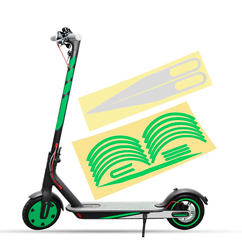 Pegatinas para Xiaomi M365 / 1S / PRO / PRO 2 VERDE [Suniik]